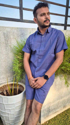 Urban Classic Cotton Deep Purple Co-Ord Set