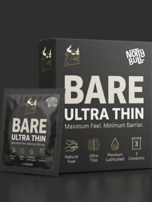 Notty Bull Bare Ultra Thin Condoms - 3 Pack