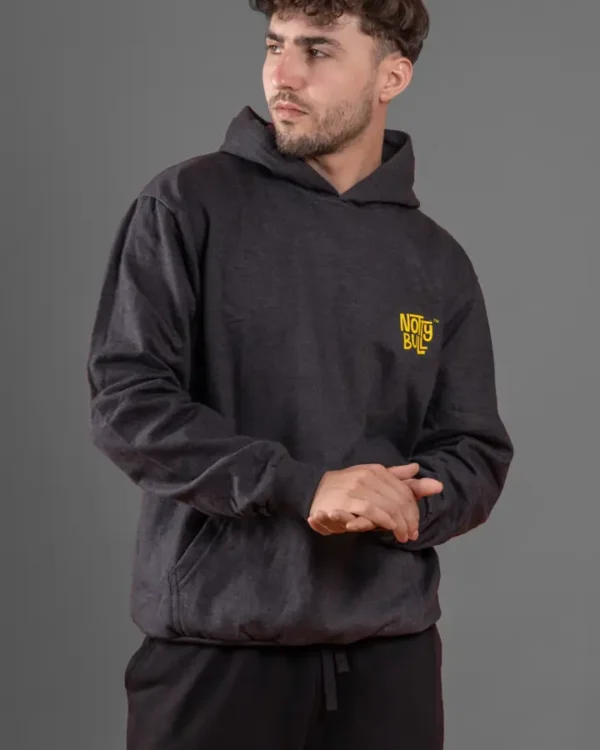 Chest Logo Hoodie, Charcoal
